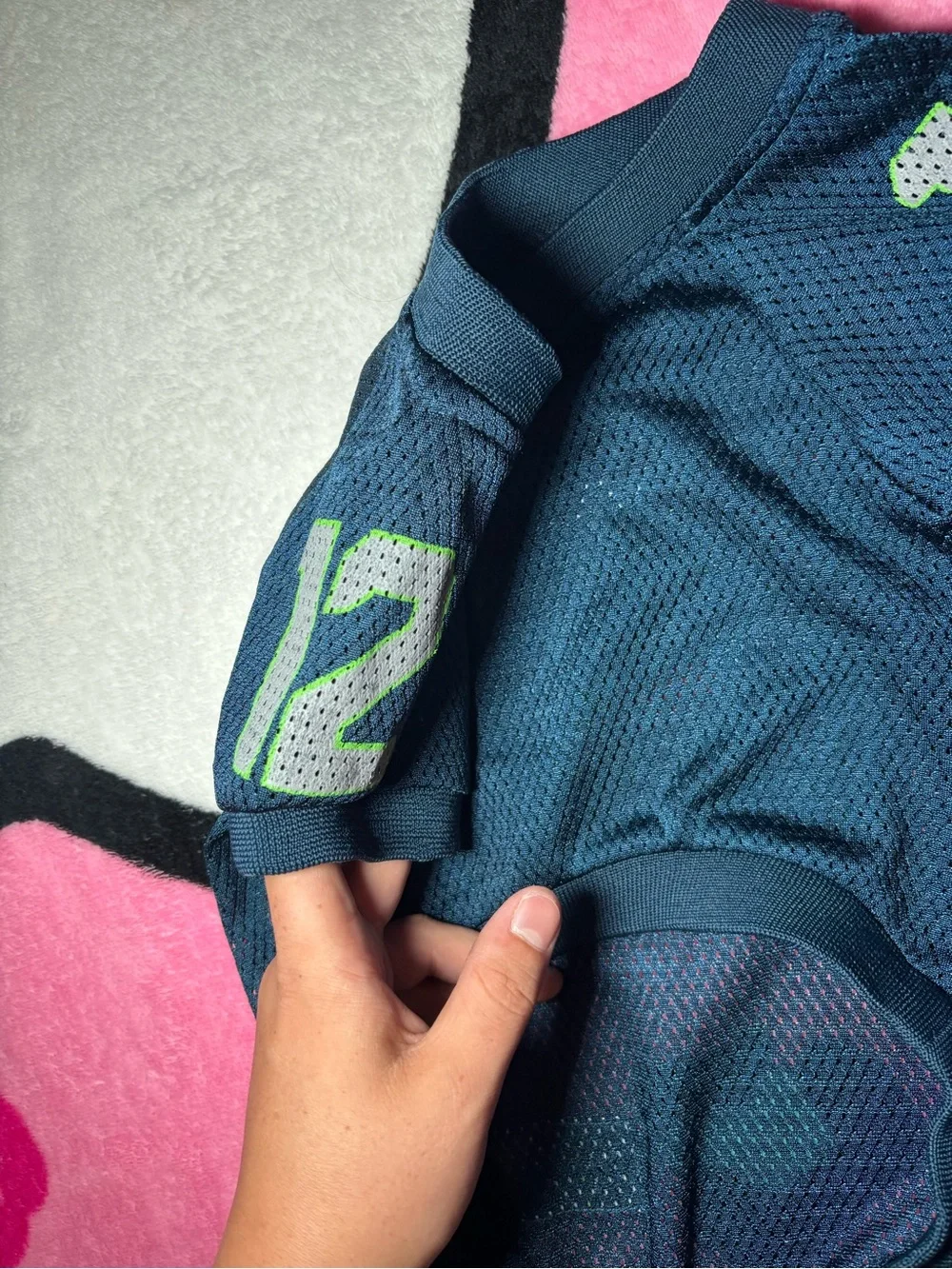 Seattle Seahawks pet jersey